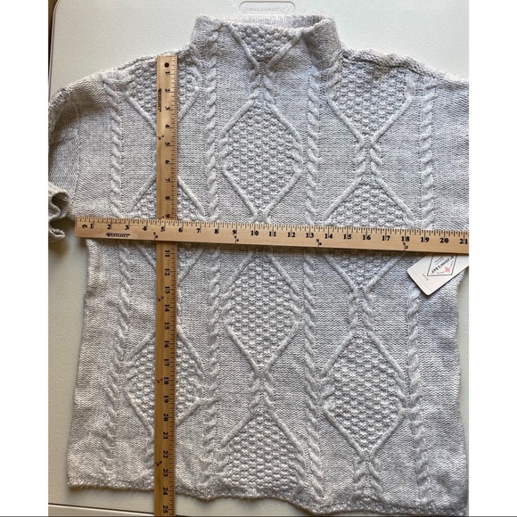 St. John's Bay Womens Mock Neck Pullover Sweater - Picture 6 of 8